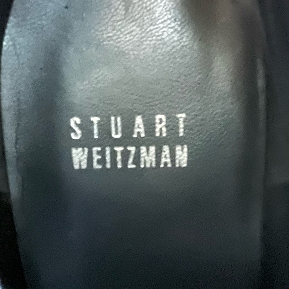 Stuart Weitzman Kilgore Black Suede High Heel Platform Ankle Boot Size 9 Womens - Picture 2 of 11